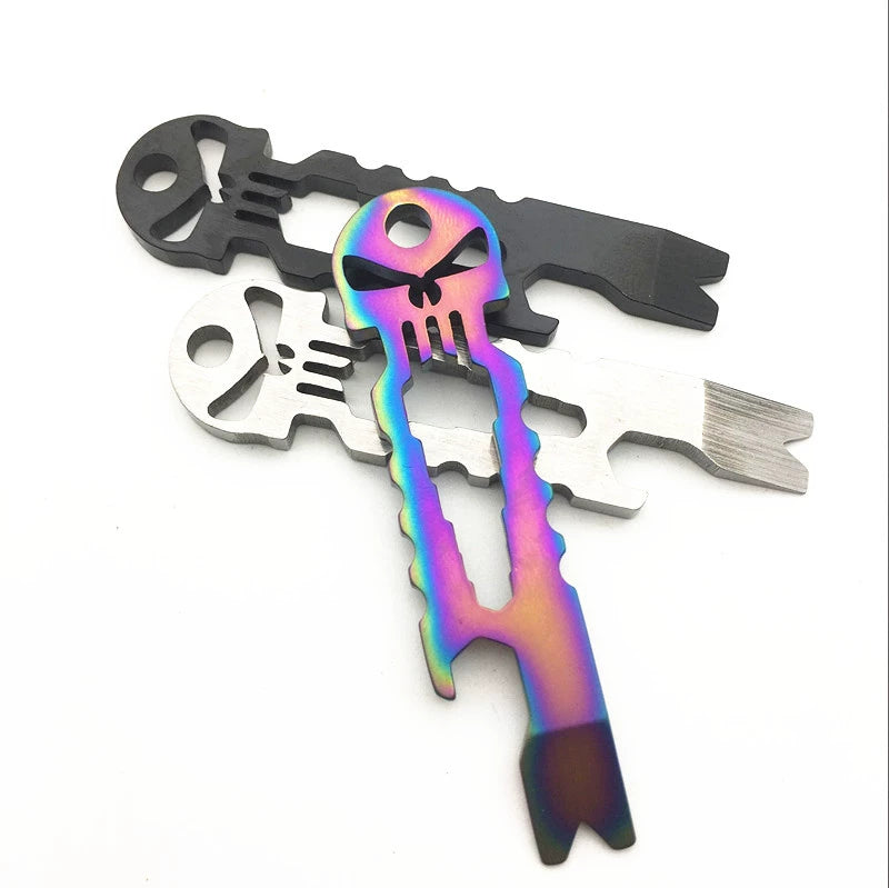 Vengeance Skull Multi-Tool: Stainless Steel EDC