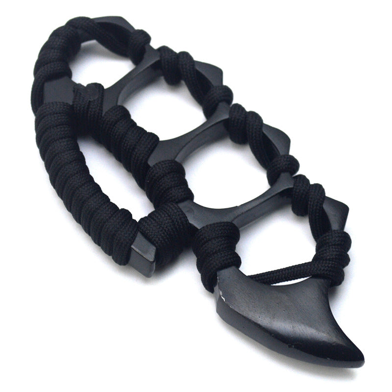 Thin Zinc Alloy Knuckle Duster Bottle Opener with Strap