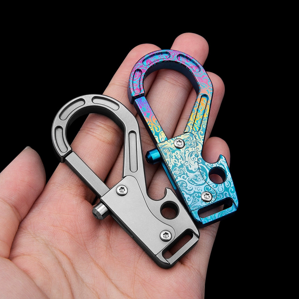 Titanium Utility Loop Multi-Tool Keychain