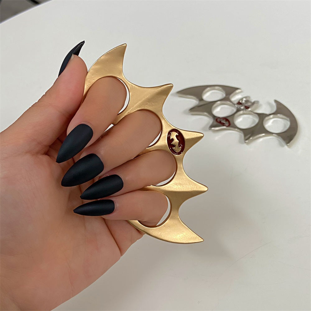 Gothic Bat Fighter Knuckle Duster Ring