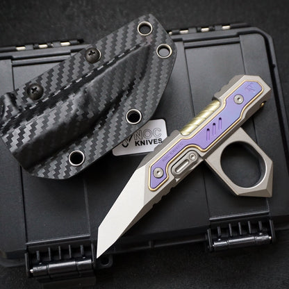 Titanium M390 Knuckle Duster Knife EDC MultiTool