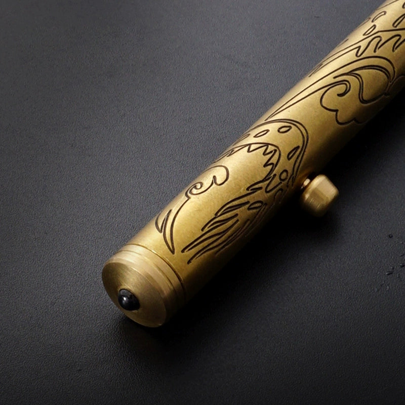 DragonScript Brass Ballpoint Pen