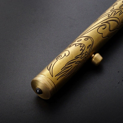 DragonScript Brass Ballpoint Pen