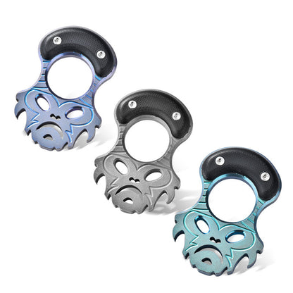 Titanium Finger Grip MultiTool EDC Keychain