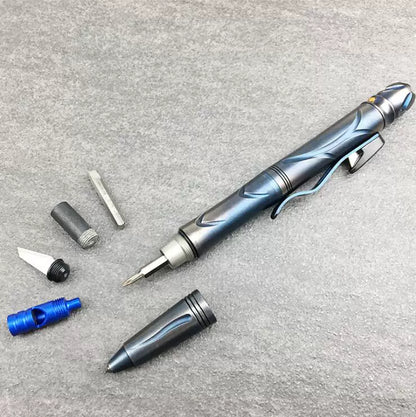 Vibrant Titan Tactical LED Pen: Outdoor Survival Defender