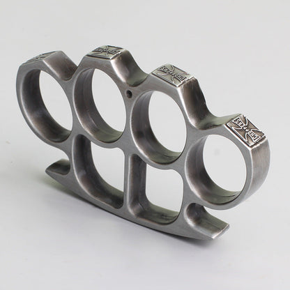 Thickened Widened Rope-Brass Knuckle Duster - Four Finger Buckle Defence Tool