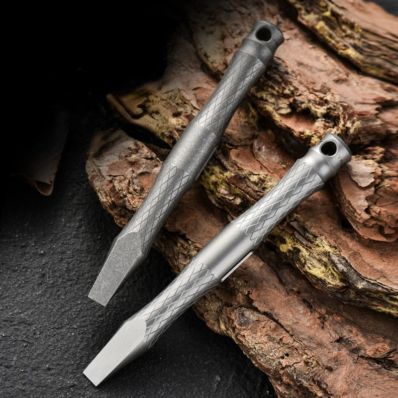 Titanium Alloy EDC Crowbar Multi-tool Outdoor Pry Bar Waist