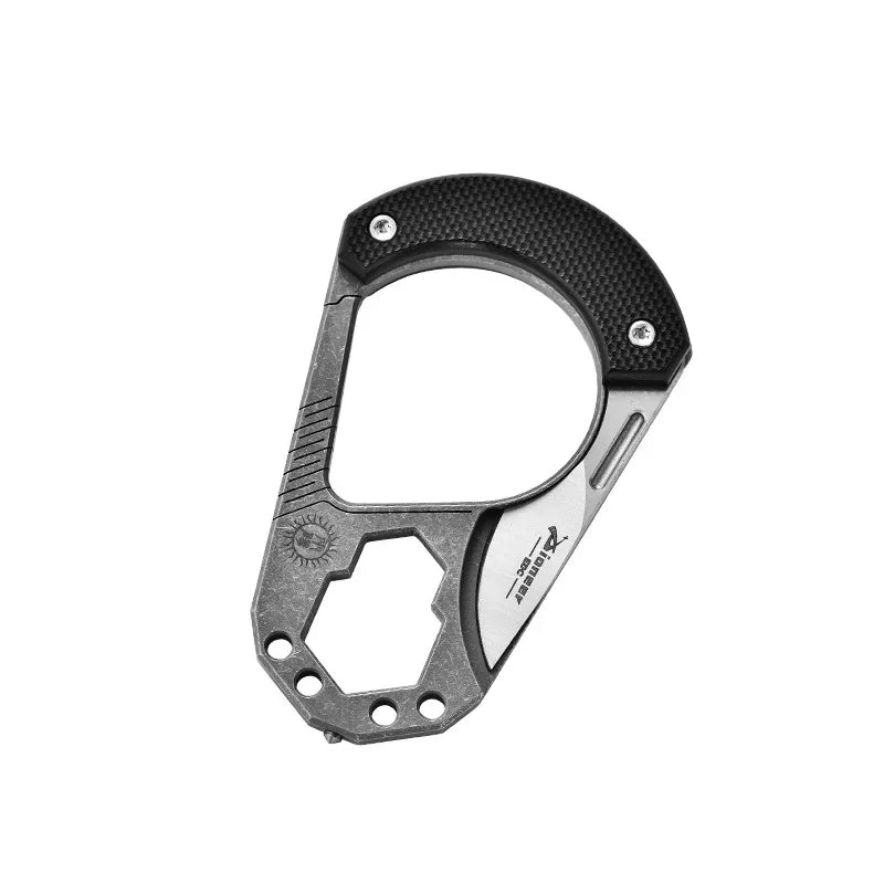 Titanium Alloy Key Chain Guard Knuckle Duster EDC Multi-tool