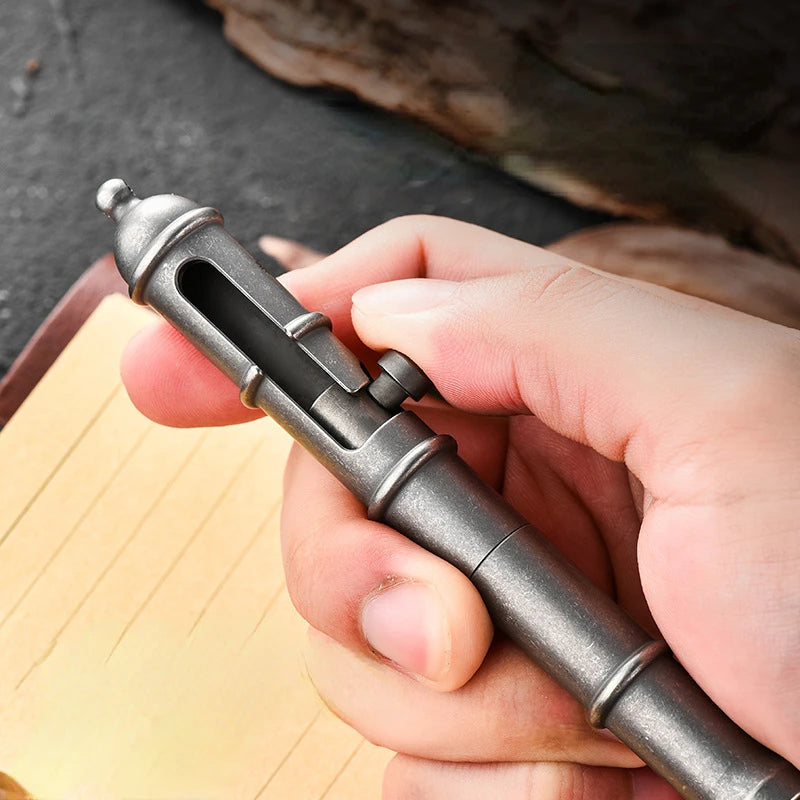 Titanium Tactical Pen EDC Retro Pendant