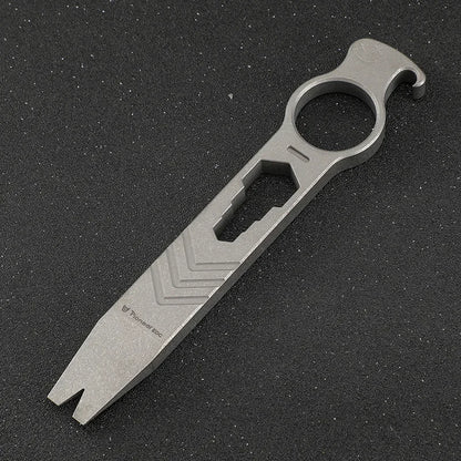 Titanium Alloy Multi-tool Knuckle Duster Crowbar Screwdriver Opener Wrench EDC