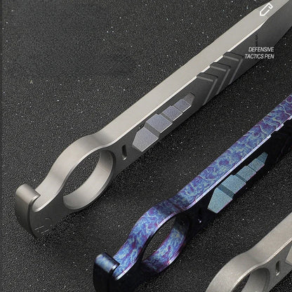 Titanium Alloy Multi-tool Knuckle Duster Crowbar Screwdriver Opener Wrench EDC