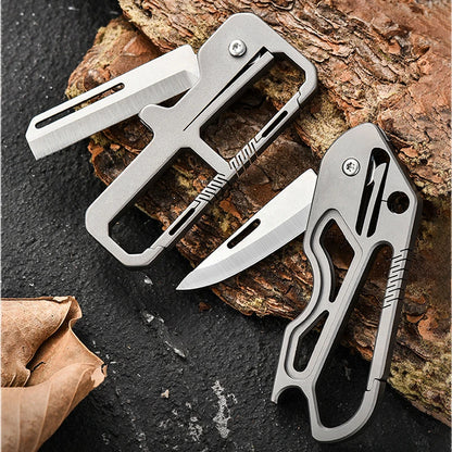 Titanium Alloy Key Chain Protective EDC Multi-tool Outdoor Survival