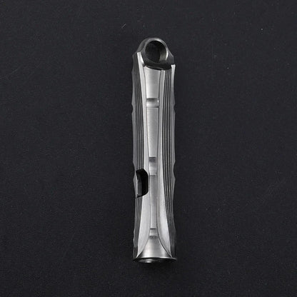 Titanium Portable Survival Whistle High Decibel Outdoor Fashion Tag