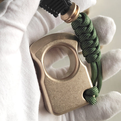 Single Finger Brass Knuckle - Multi-Style Defense Tool