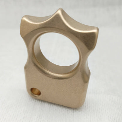 Single Finger Brass Knuckle - Multi-Style Defense Tool