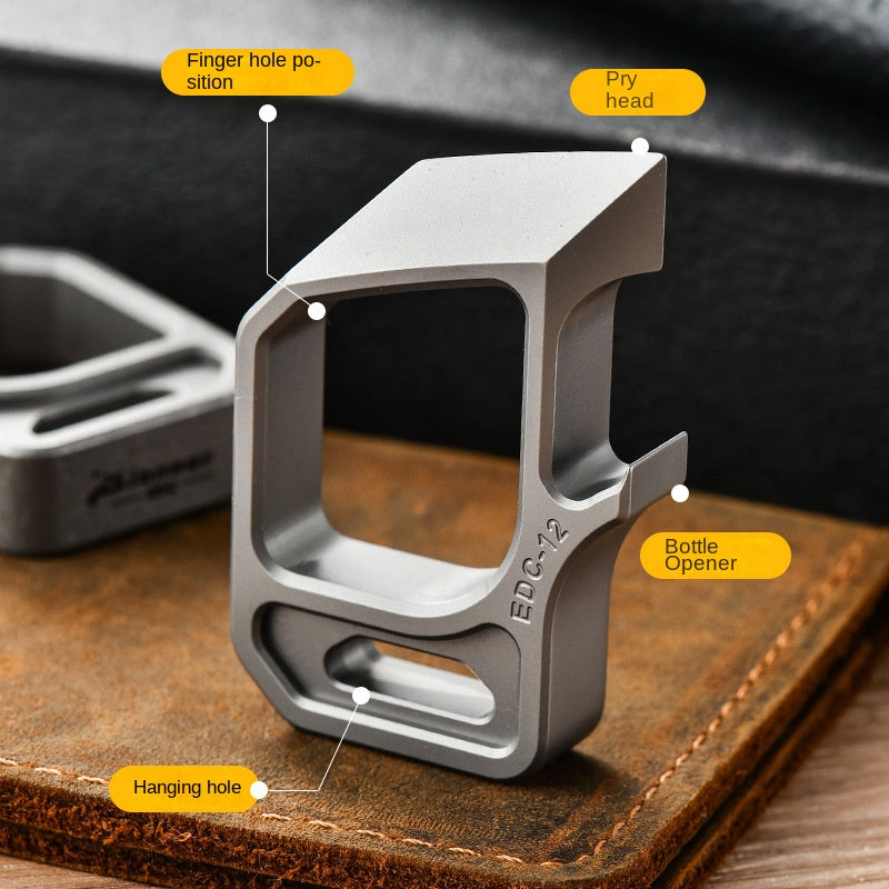 Titanium Guard: Knuckle Duster Bottle Opener