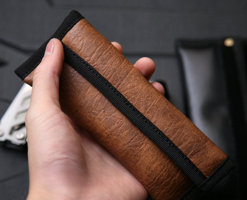 EDC Quiver: Leather Sheath & Pouch Set