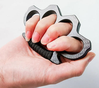 Multi-Style Carbon Fiber Knuckle Duster - Security EDC Tool