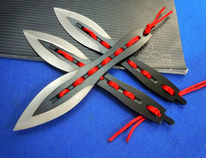 Red Silk Ribbon Outdoor Hunting Defense Knife EDC Tool