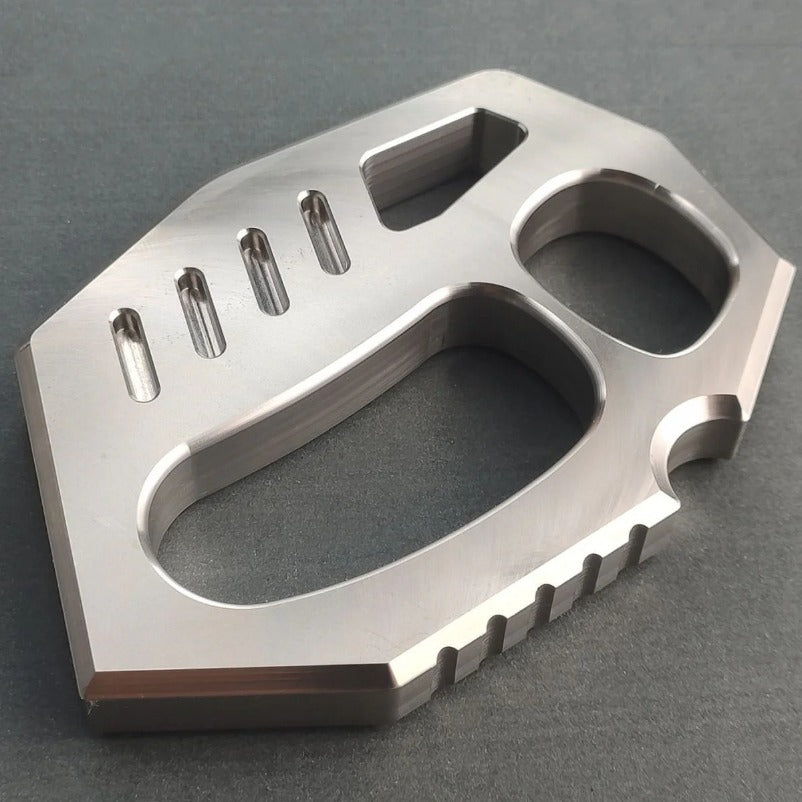 Solid 304 Steel Knuckle Duster - Self-Defense EDC Tool