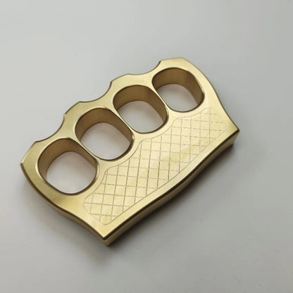 Solid Pure Brass Knuckle Duster - Self-Defense Gear