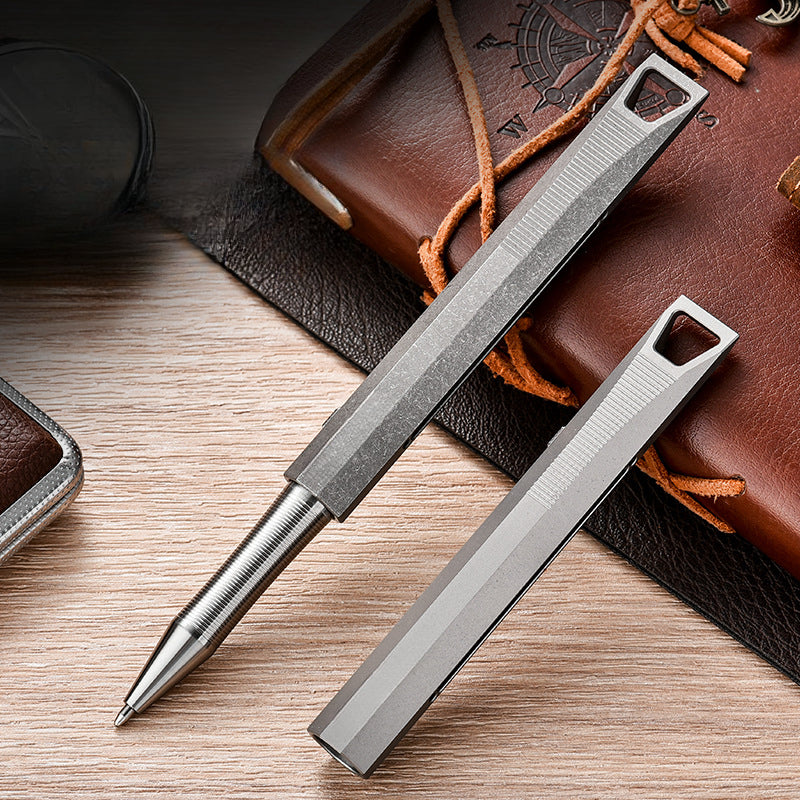 Titan Slide Signature: Premium Metal Fidget Pen