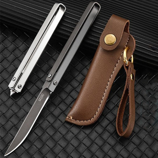 Mechanical Handle Folding Knife Outdoor Tactical Pocket Knife