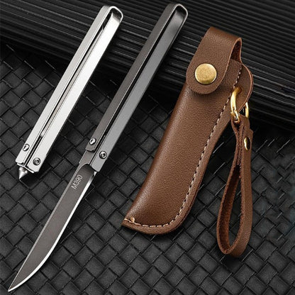 Mechanical Handle Folding Knife Outdoor Tactical Pocket Knife