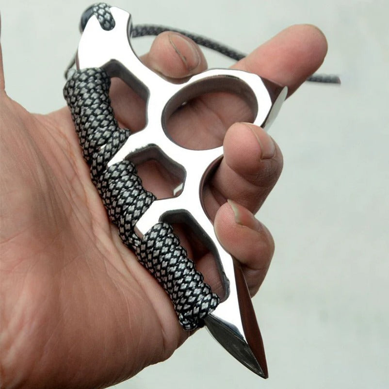 Thickened Pure Steel Knuckle Duster - Emergency Defender