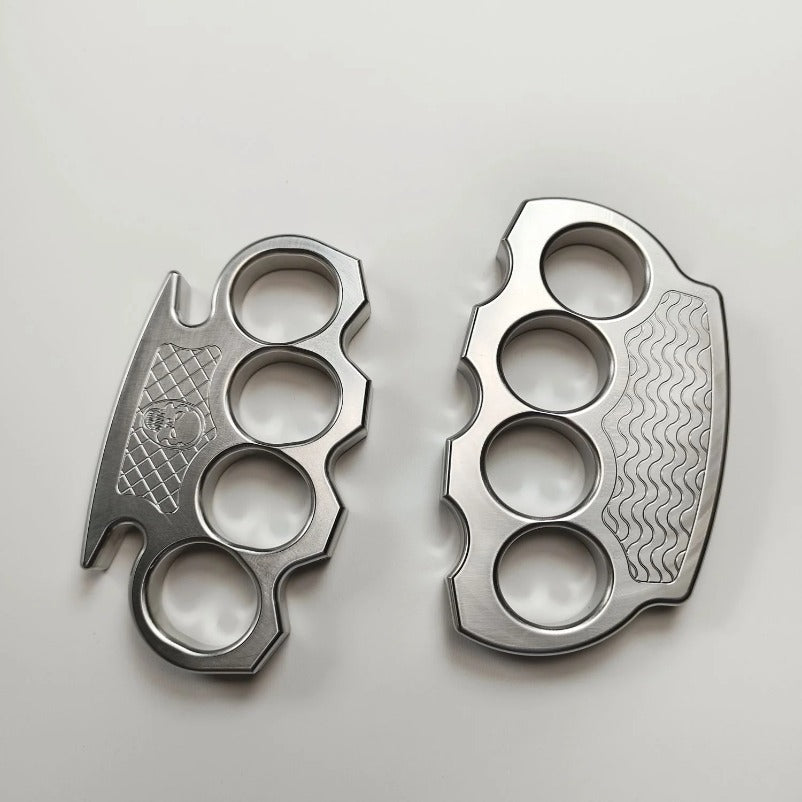 Solid Steel Knuckle Duster - Emergency Defender