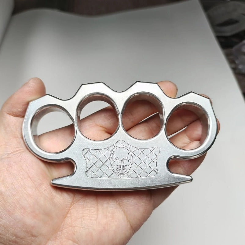 Solid Steel Knuckle Duster - Emergency Defender