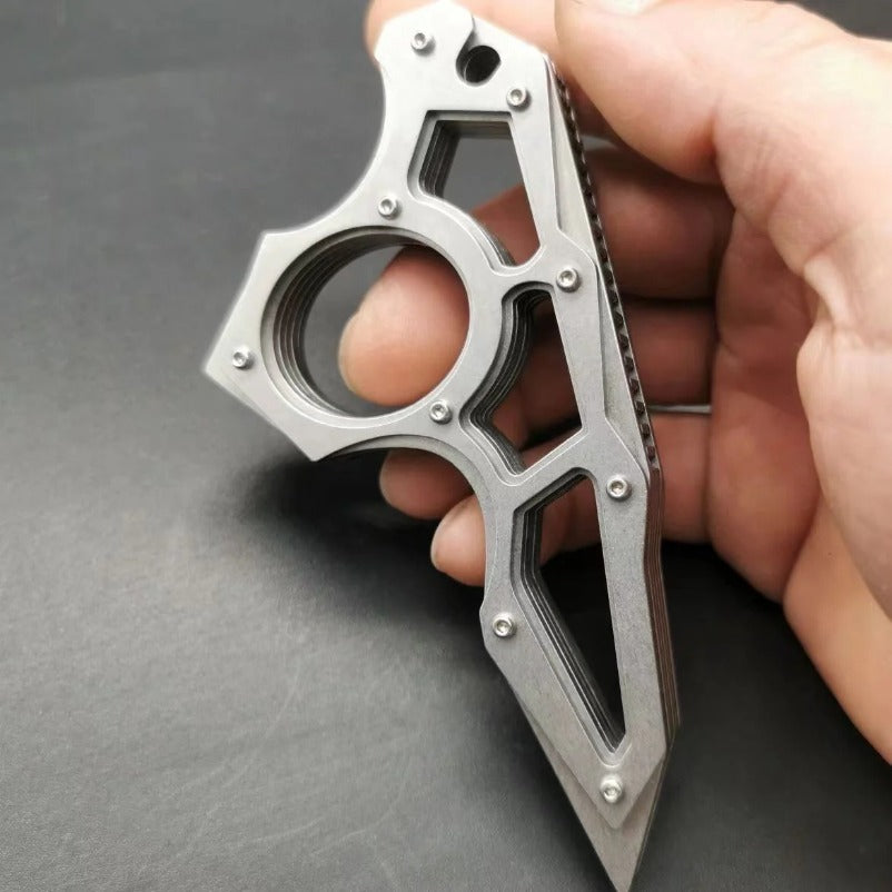 Stainless Steel Knuckle Duster - Survival EDC Tool