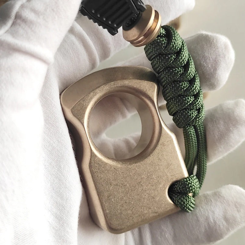 Single Finger Brass Knuckle - Multi-Style Defense Tool