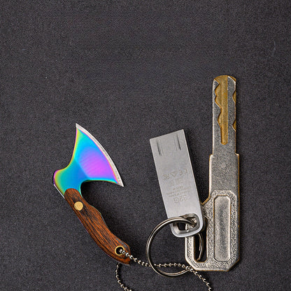 Mini Keychain Pocket Knife - Creative Backpack Charm Tool