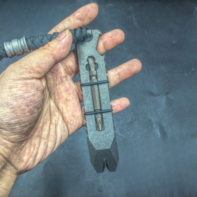 Titanium Multi-Tool Wrench & Pry Bar