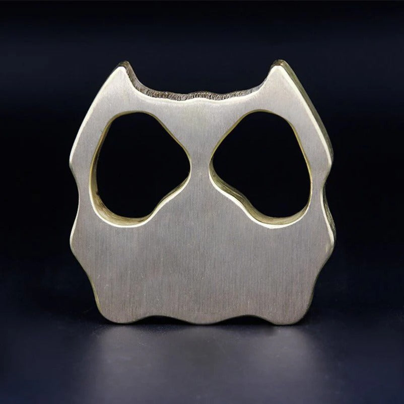 Brass Knuckle Duster - Pet Shape Defense Tool