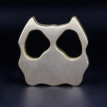 Brass Knuckle Duster - Pet Shape Defense Tool