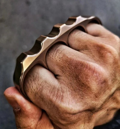 Knuckle Duster sólido e resistente - Ferramenta EDC de autodefesa