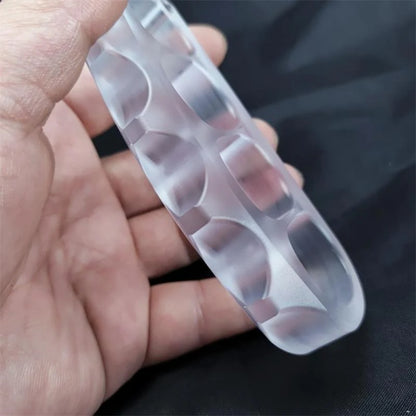 Grande Ervilha Não Metálica Knuckle Duster - Ferramenta de Autodefesa