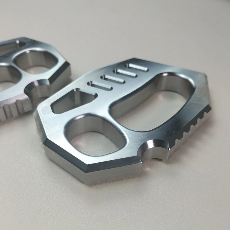 Solid 304 Steel Knuckle Duster - Self-Defense EDC Tool