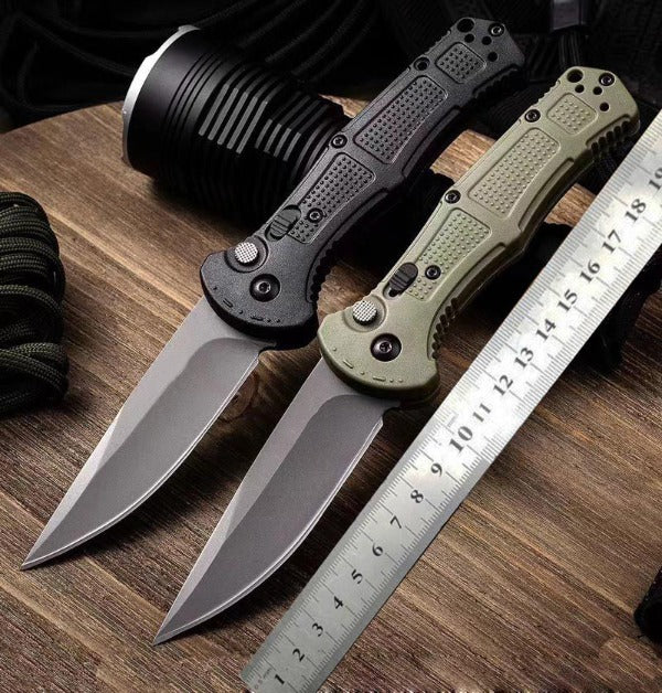 D2 Blade Nylon Fiber Handle Folding Knife Outdoor Hunting Tactical Pocket Knife