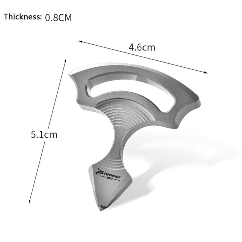 Shatter Key: Titanium Alloy Window Breaker