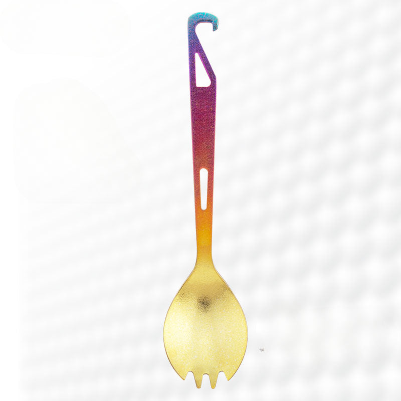 Titan Titanium Spork & Bottle Opener