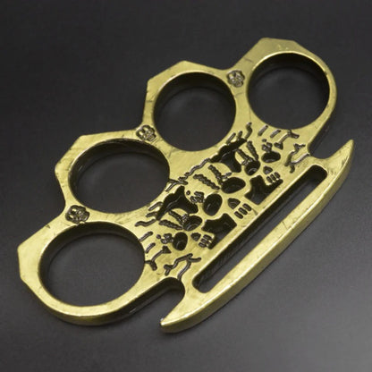 GhostGuard: Solid Brass Knuckles Duster & Window Breaker