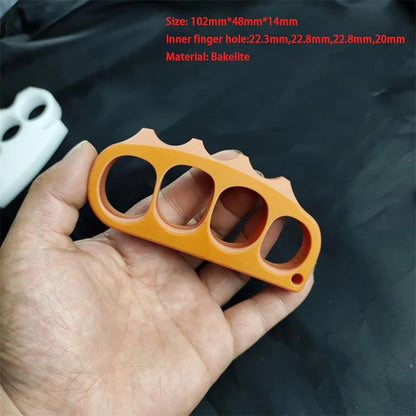 Grande Ervilha Não Metálica Knuckle Duster - Ferramenta de Autodefesa