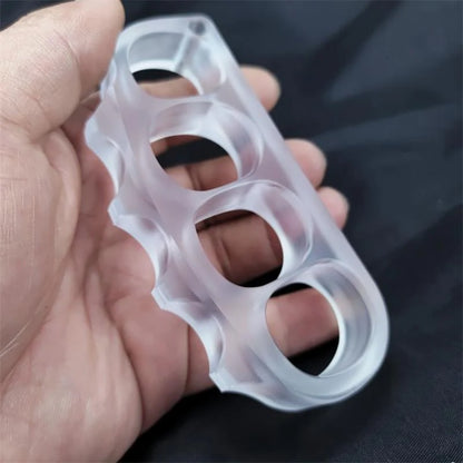 Grande Ervilha Não Metálica Knuckle Duster - Ferramenta de Autodefesa