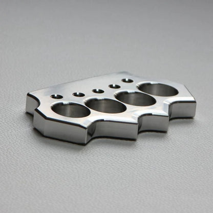 Solid Steel Knuckle Duster - Defense EDC Tool