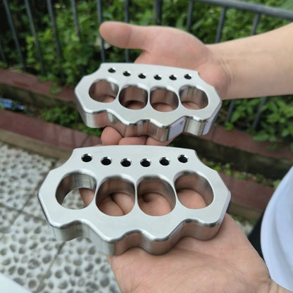 Solid Steel Knuckle Duster - Defense Tool