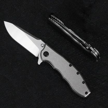 Titanium Alloy Folding Knife Outdoor Camping