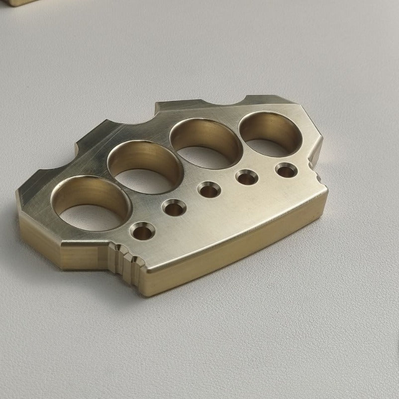 Solid Brass Knuckle Duster - Emergency Defender